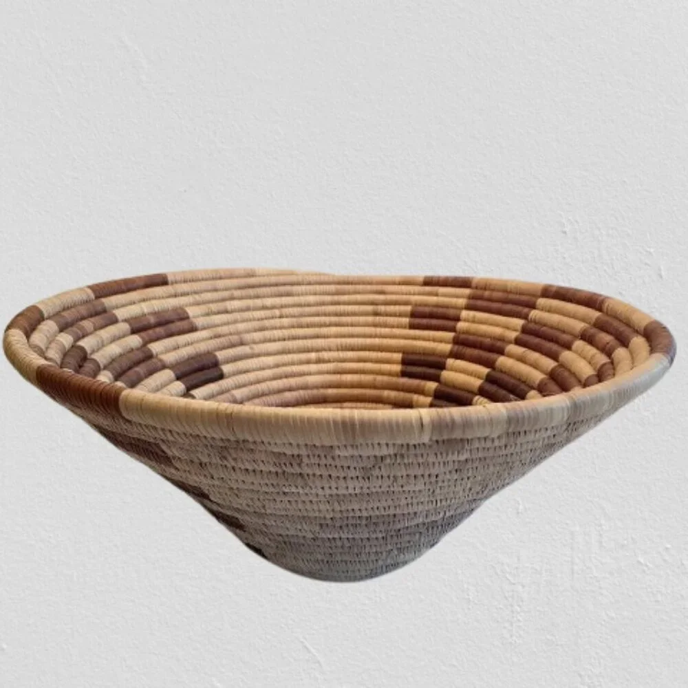 Coiled Vintage Bowl Basket Wall Art 11.75